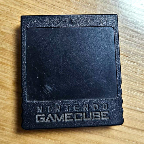 Nintendo gamecube memory - gamecube, card