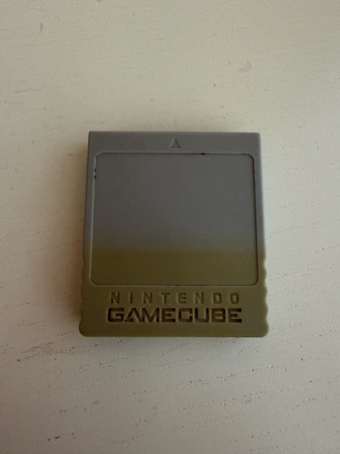 Memory card gamecube nintendo - card,