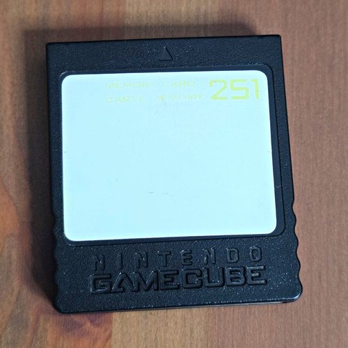 Nintendo gamecube memory card - gamecube,