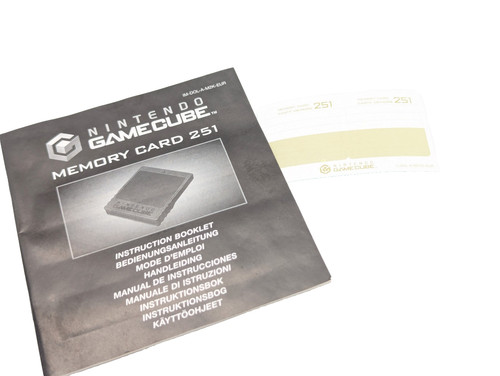 Nintendo gamecube memory - nintendo,