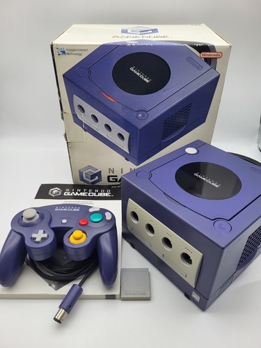 Nintendo gamecube konsole - nintendo, lila