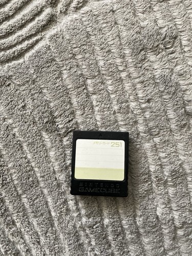 Nintendo gamecube memory card - nintendo,